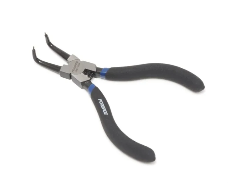 Съемник стопорных колец гнутый на сжим (90°,L-280мм),в блистере