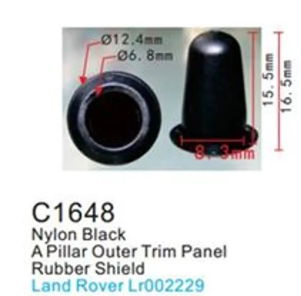 Клипса для крепления внутренней обшивки а/м Лэнд Ровер пластиковая (100шт/уп.)