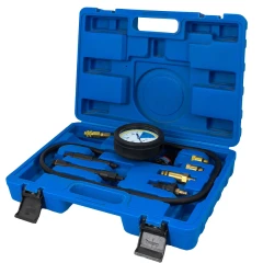 Тестер утечки в цилиндрах с набором адаптеров, 7пр., в кейсе