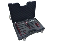 Набор съемников внутренних подшипников цанговый с обратным молотком,16пр. (8-58мм), в кейсе ''Premium''