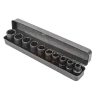 Набор головок ударных 10пр.1/2''(6-гран)(10,12,13,14,16,17,19,21,22,24,мм), в металл. кейсе