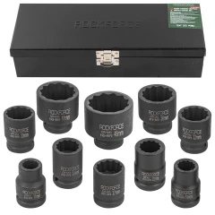 Набор головок ударных 3/4''10пр. (12гр.) (17,19,22,24,27,30,32,36,41,46мм)