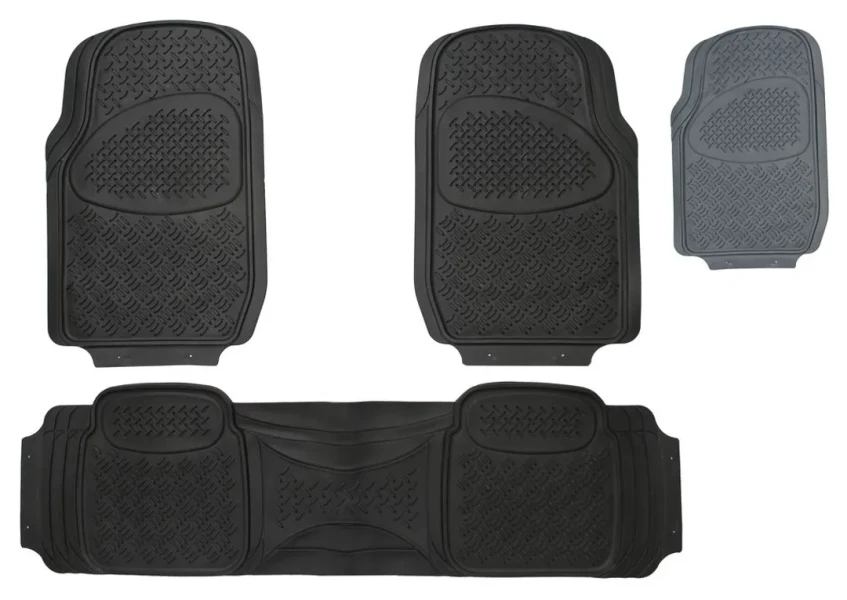Ковры резиновые ZY1729 (3шт) grey