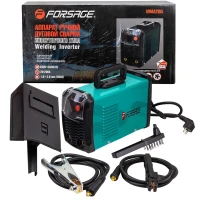 Сварочный инвертор (20-200А, электрод 1.6-4мм, 220В) с комплектом аксессуаров