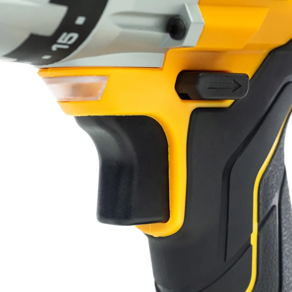 Дрель-шуруповерт аккумуляторная (JCB-18DD-B-E) 18V, max 45Nm в комплекте с зарядным устройством (JCB-18VFC-E) 2.4A и батареей аккум(JCB-20LI-E) 2.0AH