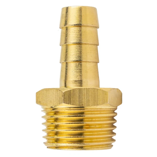 Штуцер пневматический наруж. резьба 1/2''- ''елочка''10мм