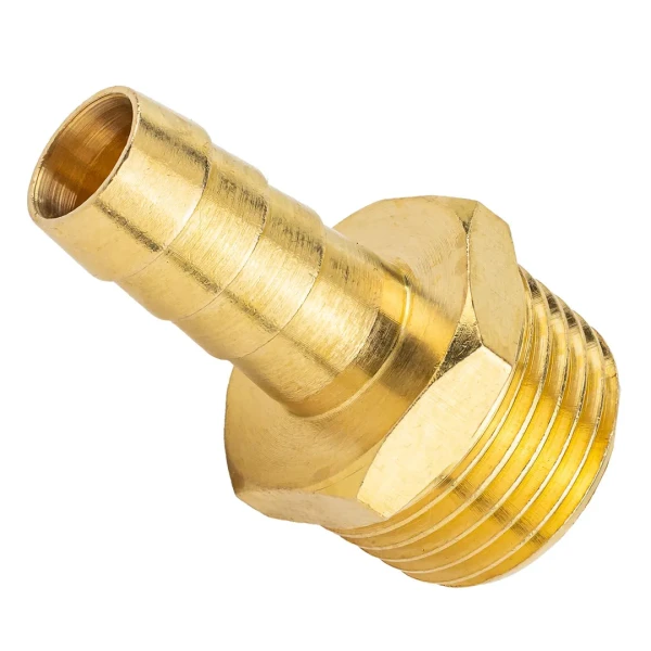 Штуцер пневматический наруж. резьба 1/2''- ''елочка''10мм