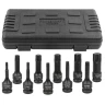 Набор головок-бит TORX ударных 10пр.,1/2''(T30, T40, T45, T50, T55, T60, T70, T80, T90, T100), в кейсе
