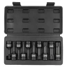Набор головок-бит TORX ударных 10пр.,1/2''(T30, T40, T45, T50, T55, T60, T70, T80, T90, T100), в кейсе