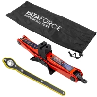 Домкрат механический ''ромб' 2т (hmin115мм, hmax 400мм, L-420мм) в водоотталкивающем чехле в комплекте с ключом трещоточным