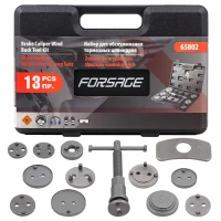 Набор инструментов для обслуживания тормозных цилиндров (правосторонняя резьба) 13пр., в кейсе