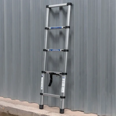 Лестница телескопическая алюм. бытовая 1.4м (5 ступ.)