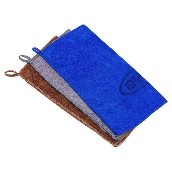 Салфетка чистящая микрофибра с логотипом 30*30 см (3шт/уп)