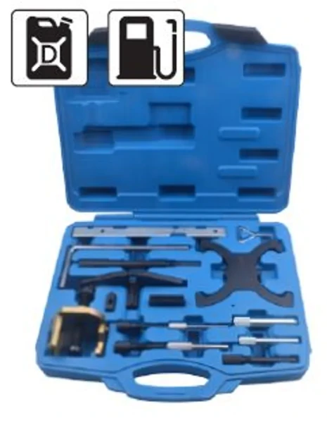 Набор фиксаторов для обслуживания двигателей Ford,Mazda(1.25,1.4,1.6,1.7,1.8,2.0 16V,1.4,1.6,1.8,2.0TDCI, 1.8TD, 1.8TD DI, 1.4, 1.6 HDI)16пр, в кейсе