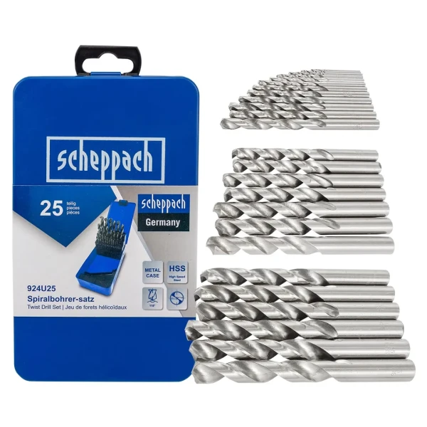Набор сверл по металлу 25пр.