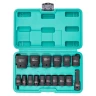 Набор головок ударных коротких 16пр.1/2''(6-гр.)(10,12-17,19,21,22,24,27,30,32мм(36мм-12гр)+удлинитель 75мм),в кейсе