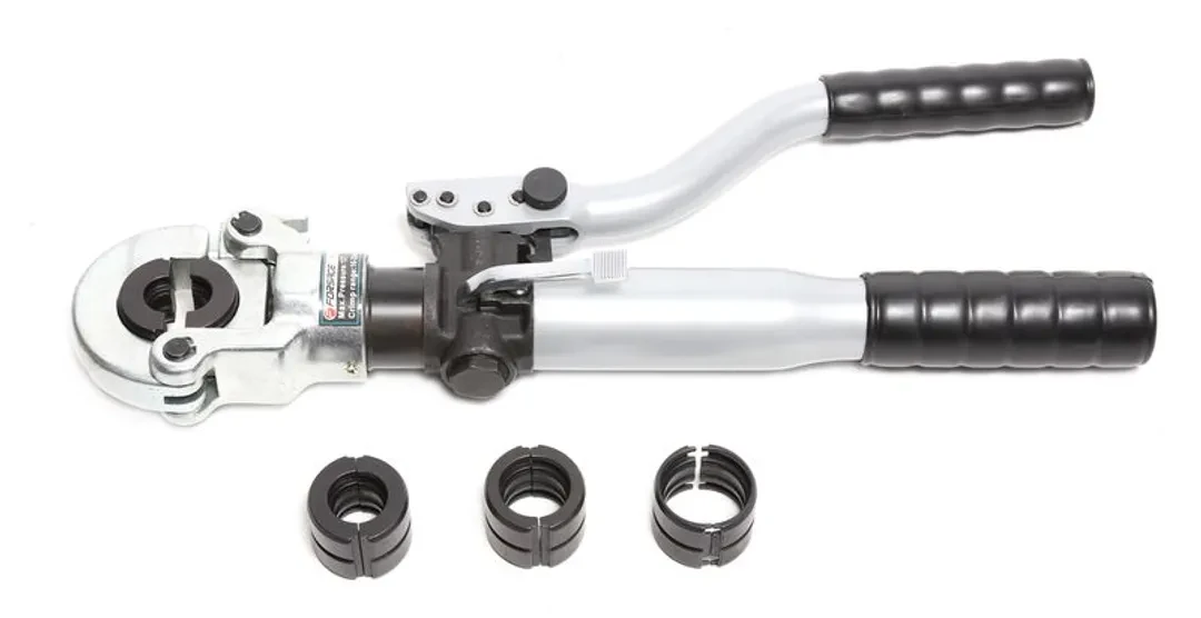 Инструмент гидравлический обжимной с курком сброса давления 12т(Ø16, 20, 25, 32мм), в кейсе