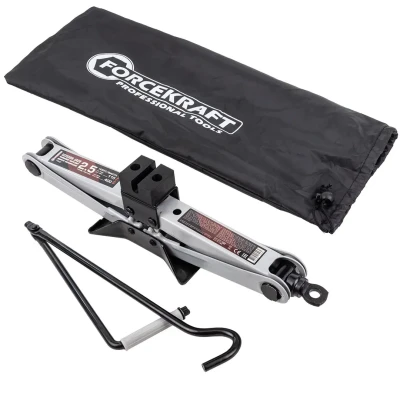 Домкрат механический ''ромб''2,5т (h min 115мм, h max 400мм, L-420мм) в водоотталкивающем чехле