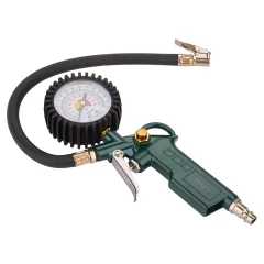 Пистолет для подкачки шин с аналоговым манометром и шлангом (0-16Bar), в блистере