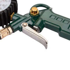 Пистолет для подкачки шин с аналоговым манометром и шлангом (0-16Bar), в блистере