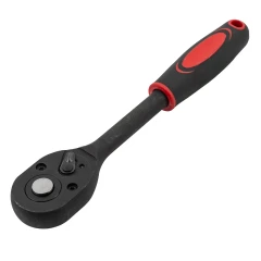 Трещотка реверсивная ударная с резиновой ручкой 1/2''(24 зуб.)