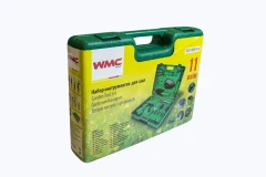 Набор садового инструмента,11пр.(тяпка,рыхлитель,совок-2шт,ножницы,опрыскиватель,секатор,совок мини-2шт,грабли),в кейсе