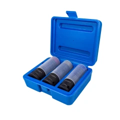 Набор головок ударных глубоких тонкостенных в защитном кожухе 3пр. 1/2''(6-гр.)