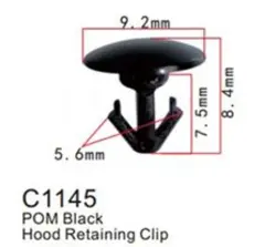 Клипса для крепления внутренней обшивки а/м Мазда пластиковая (100шт/уп.)