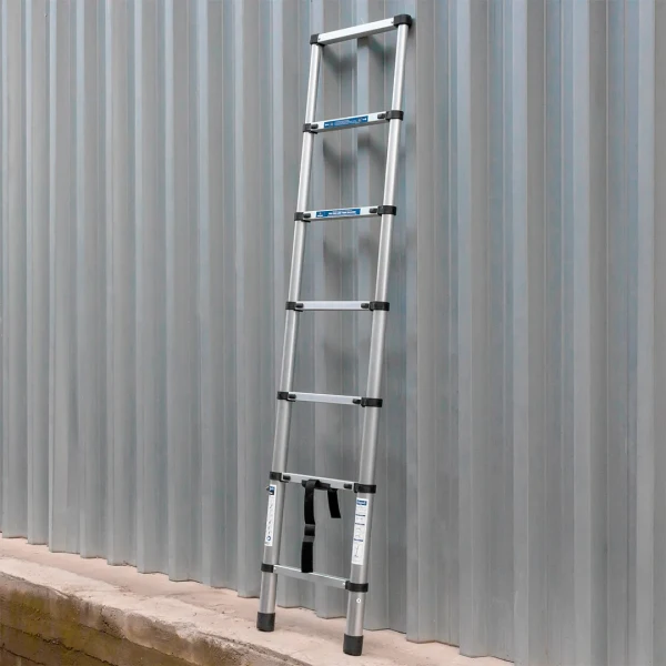 Лестница телескопическая алюм. бытовая 2.0м (7 ступ.)