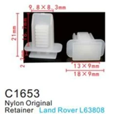 Клипса для крепления внутренней обшивки а/м Крайслер/ Линкольн/ Ленд Ровер пластиковая (100шт/уп.)