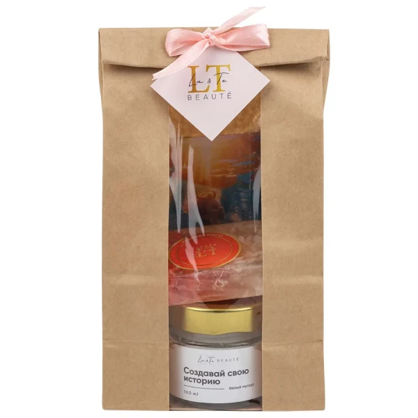 Набор Атмосфера SPA 23 (53514 Свеча ароматизированная Белый мускус+мыло 53342 ''Каприз природы''+53353 мыло ''Танец бабочки'')