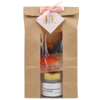 Набор Атмосфера SPA 23 (53514 Свеча ароматизированная Белый мускус+мыло 53342 ''Каприз природы''+53353 мыло ''Танец бабочки'')