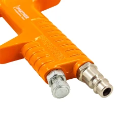 Краскораспылитель с верхним пластиковым бачком (бачок 600мл, сопло 1.7мм, 3.5bar, 70-100 л/мин, присоед. резьба 1/4'')