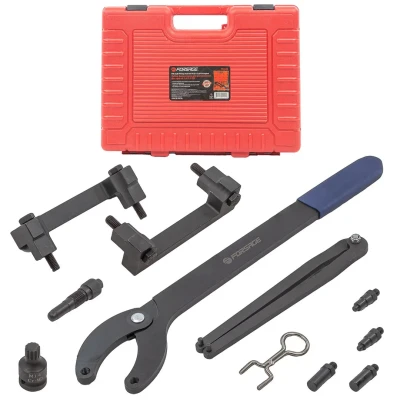 Набор фиксаторов для обслуживания двигателей группы VAG 12пр.(V6 2.4, 3.2 FSI), в кейсе