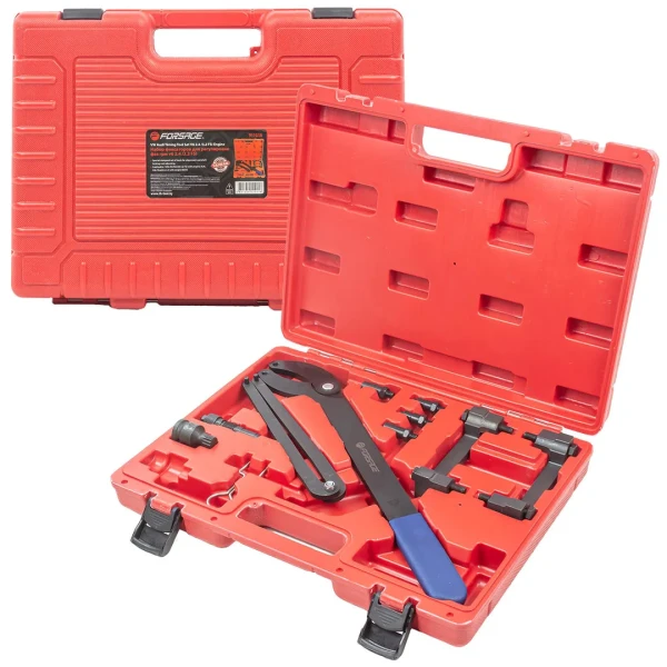 Набор фиксаторов для обслуживания двигателей группы VAG 12пр.(V6 2.4, 3.2 FSI), в кейсе