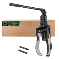 Съемник гидравлический трехзахватный10т (max захват 50-300мм, глубина захвата-170мм, ход штока-60мм, Øштока-12мм, Øцилиндра-56мм)