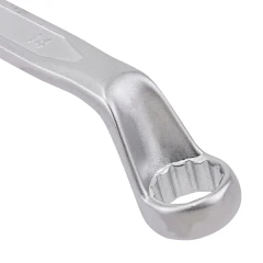 Ключи накидные отогнутые на 75град., набор 8пр. (6х7, 8х9, 10х11, 12х13, 14х15, 16х17, 18х19, 20х22мм)