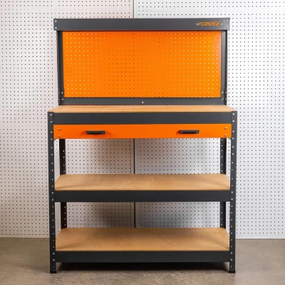 Верстак металлический 1000х400х1400мм с одной выдвижной полкой ,пр-во Беларусь