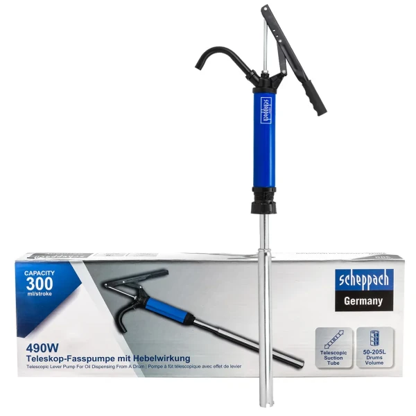 Насос рычажный телескопический для раздачи масла из бочки