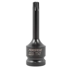 Головка-бита TORX ударная TH47 с отверстием, 1/2''