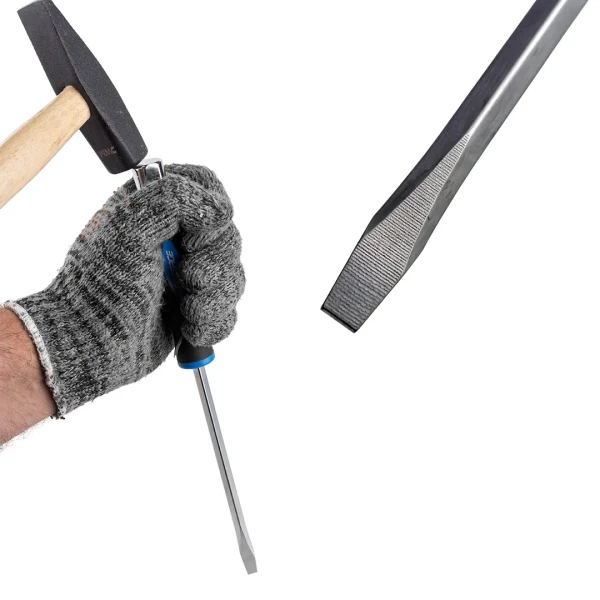 Отвертка шлицевая силовая магнитная ''Profi''S2 SL6.5х150мм, на пластиковом держателе