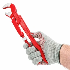 Ключ газовый 1''45° (захват S-образный:50мм)