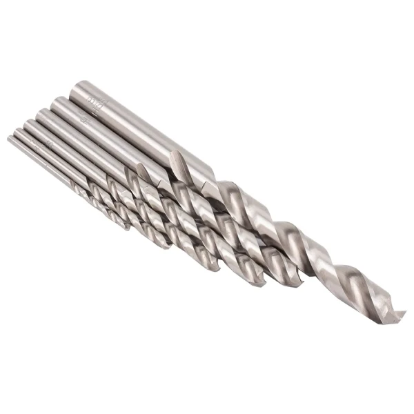 Набор сверл по металлу HSS, 6пр.(2/3/4/5/6/8мм), в пластиковом футляре