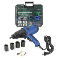Гайковерт ударный электрический 1/2''(230V, 1020W, 600Нм) с комплектом головок (17, 19, 21, 23мм)