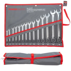 Набор ключей комбинированных 14 пр (10,12-19,21,24,27,30,32мм), на полотне