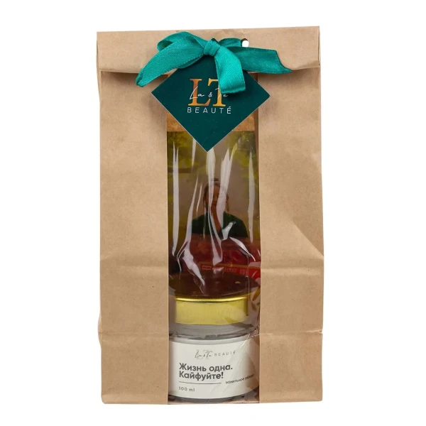 Набор Атмосфера SPA 24 (53513 Свеча ароматизированная ванилла+мыло 53354 ''Сладкая жизнь''+53355 мыло ''Мультифрукт'')