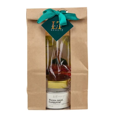 Набор Атмосфера SPA 24 (53513 Свеча ароматизированная ванилла+мыло 53354 ''Сладкая жизнь''+53355 мыло ''Мультифрукт'')