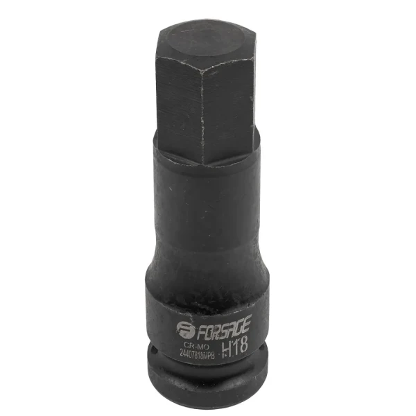 Головка-бита 6-гранная ударная 18мм,1/2''