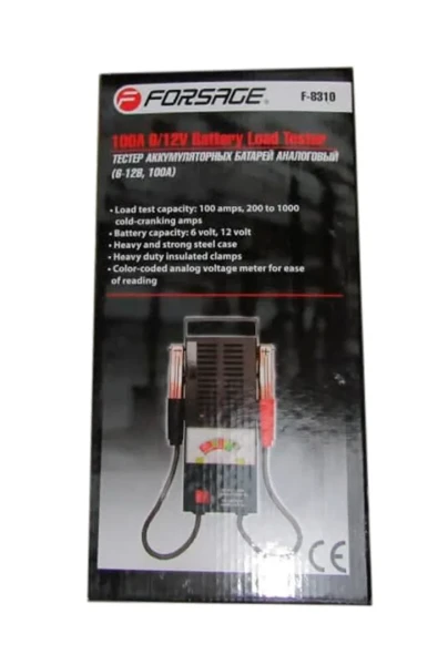 Тестер аккумуляторных батарей аналоговый (12V, 125А)