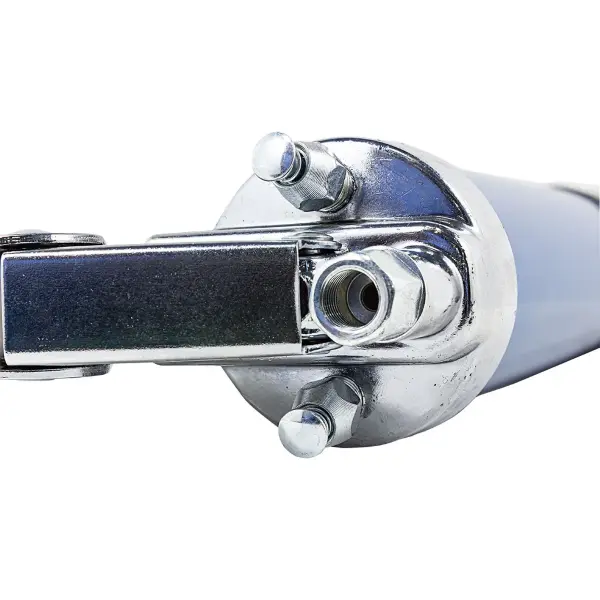 Шприц для нагнетания густой смазки ручной 800мл в комплекте с жестким(L-140мм) и гибким(L-400мм) наконечниками (2 штока,''под закладку'')